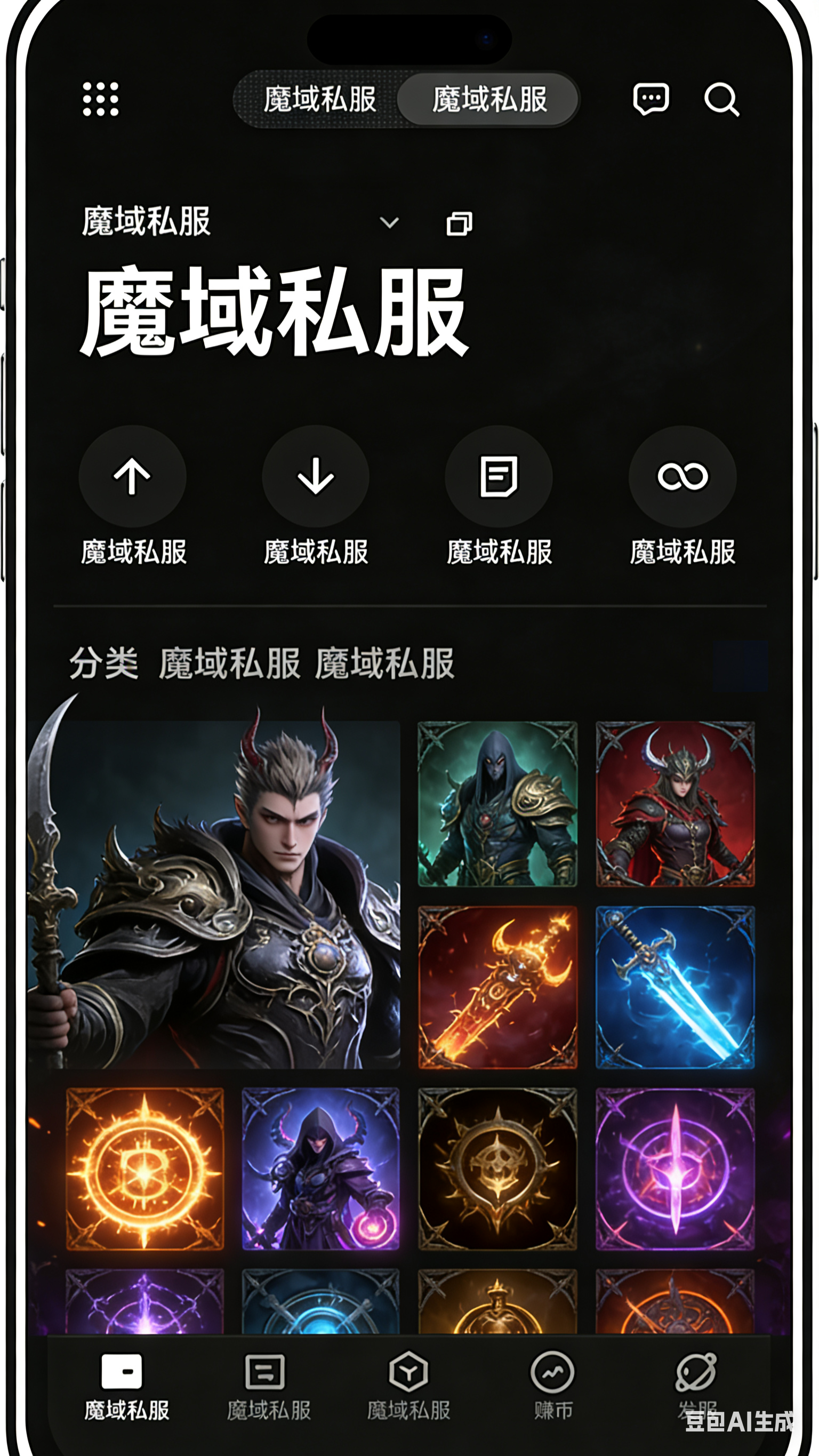 魔域私服游戏交易窗口